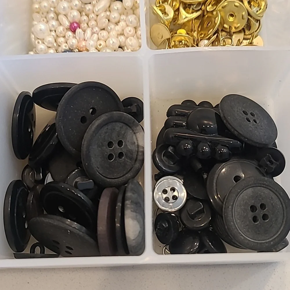 Craft box and random craft beads included